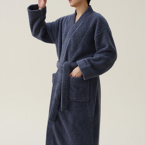 말랑마쥬 올데이 부드러운 극세사 샤워가운 커플 로브가운 잠옷