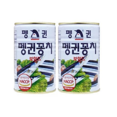 올따옴기획 펭귄 꽁치통조림 400g 6개