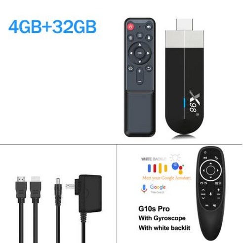 5G Amlogic BT 오리지널 WIFI TV 스틱 S905Y4 32G 2.4 HDR10 X96S 4G 4K 코어 안드로이드 휴대용 S500 Prefix 11 X98 VS TV, 5) US Plug - 4G32G