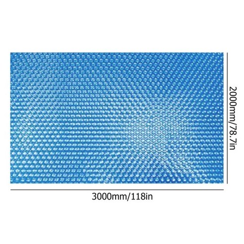 수영장덮개 대형풀장 베스트웨이풀장 인텍스 풀장 수영장 덮개 커버 스퀘어 태양 담요 절연 필름 방진 야외 정원 뒤뜰 여름 물 풀, 300x200cm
