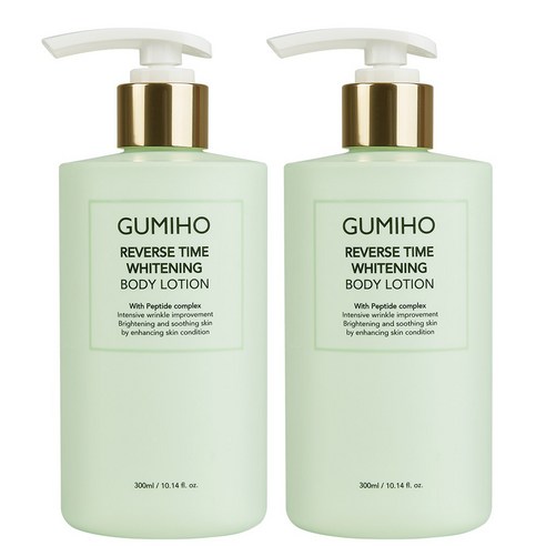 대용량 구미호 리버스 타임 화이트닝 바디 톤업로션 300ml Gumiho Body Lotion, 2개