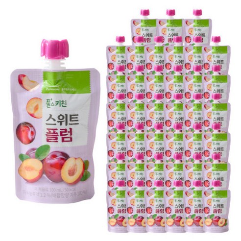 풀무원 풀스키친 스위트 플럼주스, 200개, 100ml