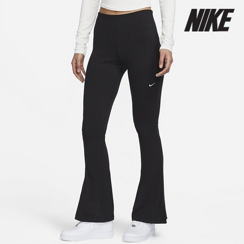 나이키 레깅스 I2- FQ2114-010 우먼스 칠 니트 타이트 미니 립 플레어 레깅스