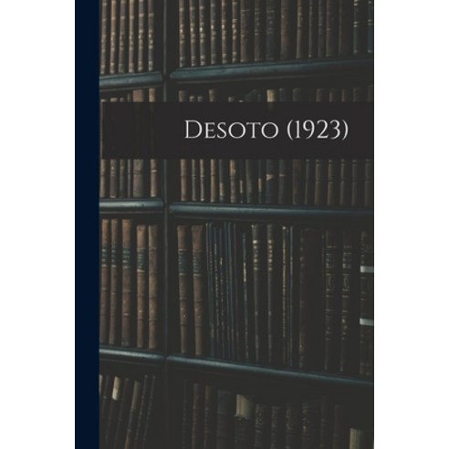 (영문도서) Desoto (1923) Paperback, Legare Street Press, English, 9781014769381