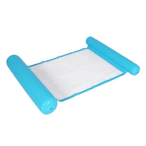 조밀한 수영풀 뜨 물 해먹에 대한 팽창 침대 의자 매트, 블루, PVC