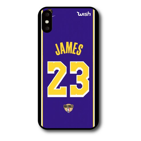 리더스코리아 아이폰 XS MAX NBA la lakers 르브론 제임스 퍼플 올스타 allstar 유니폼 굿즈 농구선수 휴대폰 범퍼 케이스