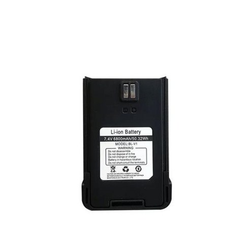 BAOFENG E50 워키 토키 리튬 이온 배터리 6800mAh 긴 대기 BF-E50/T99 플러스 868 양방향 라디오 부품 추가, [01] 1PCS, 01 1pcs battery