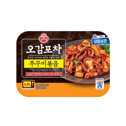 (냉동)오뚜기 오감포차쭈꾸미볶음200g, 200g, 1개