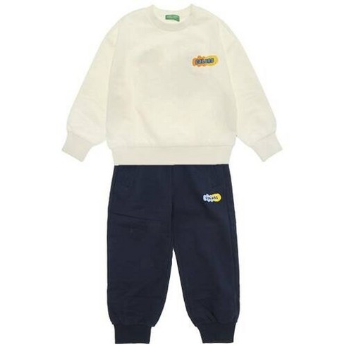 [AK분당점] [베네통키즈]네이비 컬러스상하세트QAMT09411/TP024