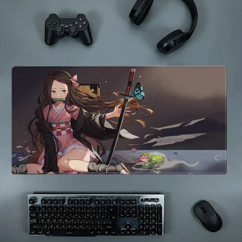 디아인앤 귀멸의 칼날 장패드: 달빛 아래 펼쳐지는 주합회의, 그리고 강렬한 혈투의 순간 니케굿즈