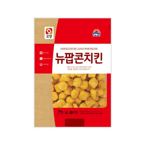 [1+1] 사조오양 팝콘치킨 1kg+1kg