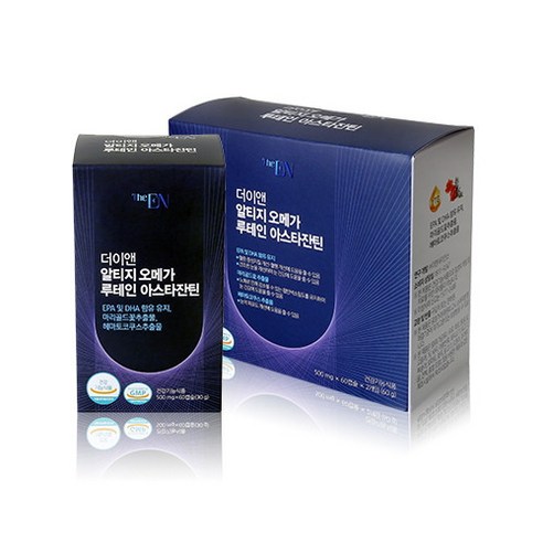 더 이앤 알티지 오메가 루테인 아스타잔틴 60캡슐 1개월 눈건강 눈피로 황반색소 예방