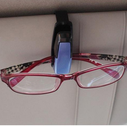 톡톡창고 차량용 안경 걸이 포켓 자동차 선글라스 클립 홀더, CA-빨강, 1개