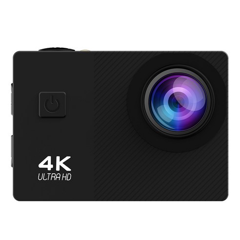 PYHO 2.0인치 대형 라이딩 액션캠 아웃도어 스쿠버다이빙 DV카메라 4K 고화질 방수카메라, 블랙