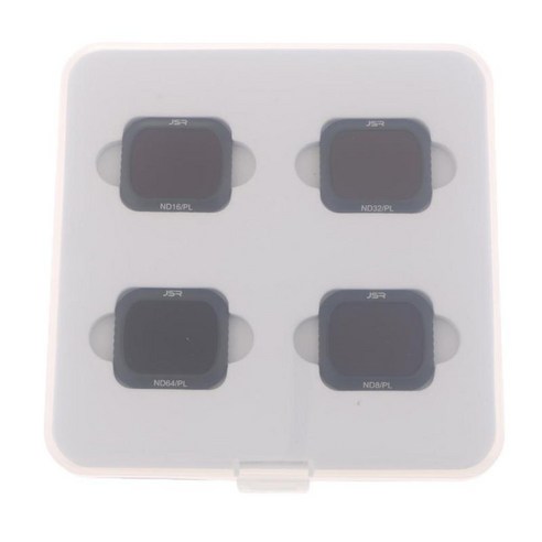 4 DJI Mavic 2 Pro용 광학 유리 중립 밀도 ND 렌즈 필터 키트에 대해 4, 설명, 블랙, 금속