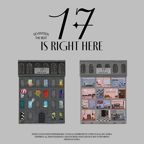 핫트랙스 SEVENTEEN(세븐틴) – BEST ALBUM: 17 IS RIGHT HERE CD/LP 핫트랙스 SEVENTEEN(세븐틴) – BEST ALBUM: 17 IS RIGHT HERE CD/LP