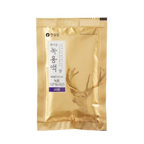 한살림 꽃사슴녹용액 남성용 90ml 30봉, 30개