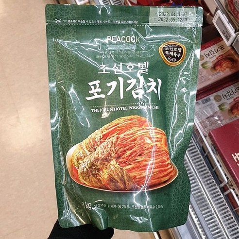 피코크 조선호텔 포기김치 1kg, 아이스팩 포장, 1개
