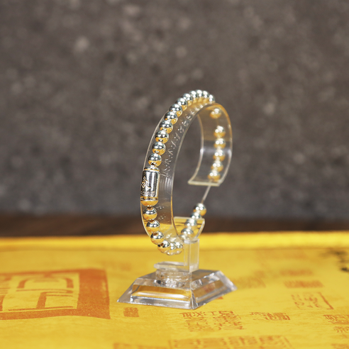 호신불 부적 은 염주 팔찌: 영적 성장, 보호, 내면의 평화를 위한 신성한 동반자