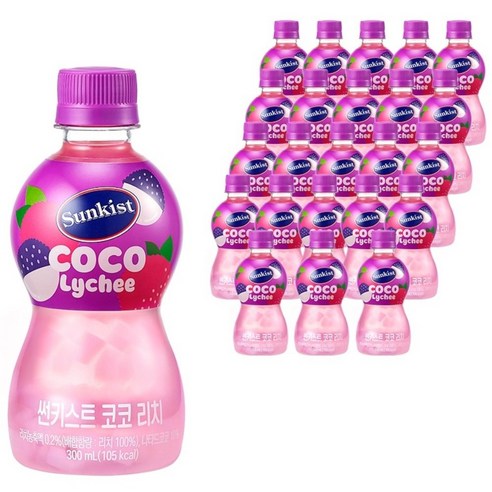 썬키스트 코코 리치 음료, 300ml, 24개