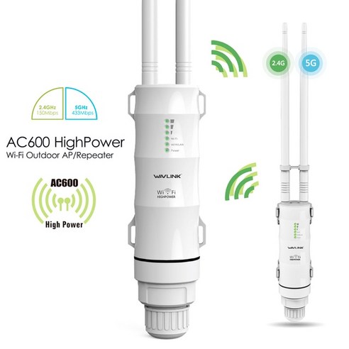 가정용 네트워크 라우터 티피링크 AX1500 Wi-Fi 6 무선공유기 Archer AX10, 1개 13 네트워크장비 Wavlink-고출력 300Mbps 무선 와이파이 리피터 야외 2.4G 라우터/장거리 익스텐더 POE 하이 게인 안테나, 9.EU Plug - AC600 2.4G 5G