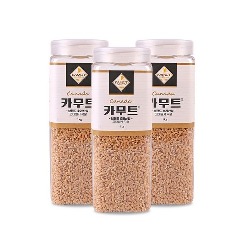정품 카무트 쌀 고대곡물 호라산 브랜드 밀 1kg x 3개