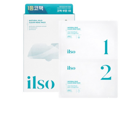 일소 네추럴 마일드 클리어 노우즈팩 바이오셀룰로오즈, 5매입, 2개