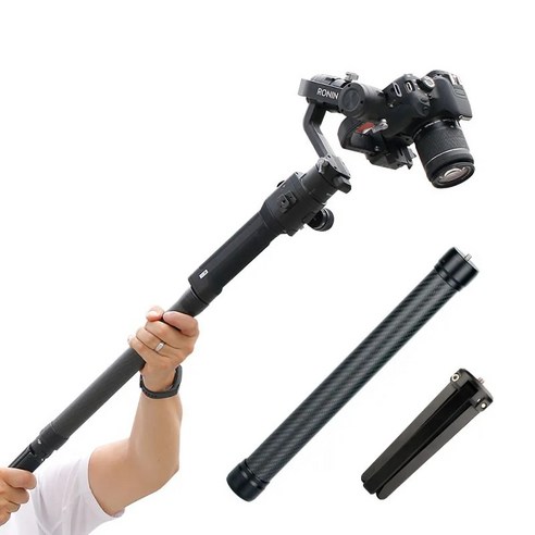 DJI 로닌 S SC/Zhiyun 크레인 2 용 범용 핸드헬드 짐벌 스태빌라이저 연장 로드 Webill Feiyu 삼각대 OSMO 모바일 3 액세서리, 1)Extension rod