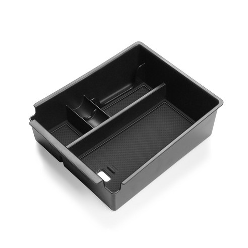 RUIYA 현대 디올뉴 투싼 NX4 2021+ 수납 콘솔박스 트레이, 타입1-블랙