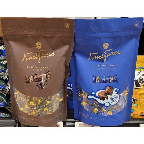 FAZER 칼파제르 초콜릿 파우치 400g 2.밀크 초콜릿 / 핀란드, 1개