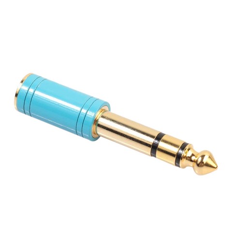 6.5mm 6.35mm 1 / 4inch 남성 3.5mm 1 / 8inch 여성 잭 스테레오 헤드폰 Aux 케이블 오디오 어댑터 플러그 기타 플러그 앰프 잭 믹스 이어폰 스피커 핸, 보여진 바와 같이, 하나
