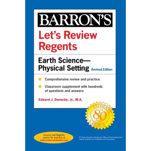Let''s Review Regents: Earth Science--Physical Setting Revised Edition Paperback, Barrons Educational Series