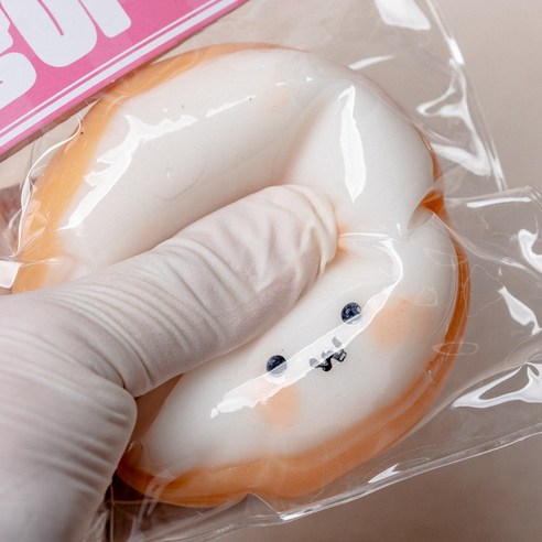 [이거쩌거] 디저트 쫀득말랑이 스트레스해소, 1개, 50g, 곰돌이푸딩