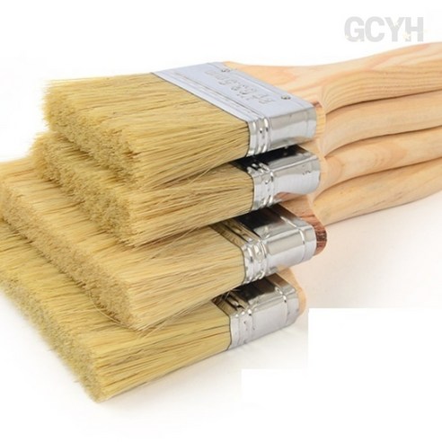 내일창고 페인트 브러쉬 중형 넙적붓, 6.3cm, 1개