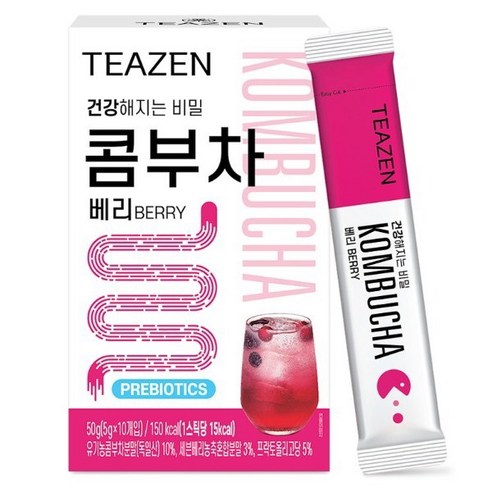 티젠 콤부차 베리맛 5gx10T 사무, 5g, 본상품선택