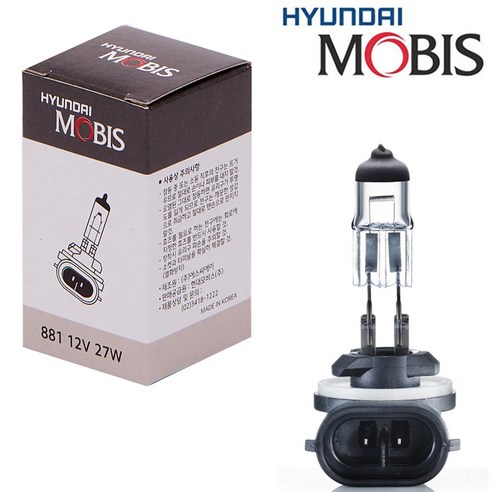 모비스 순정 할로겐램프 H4 H7 H8 881 9005 12V 24V 전조등 안개등 헤드라이트 헤드램프 포그램프 라이트전구 트럭전구 버스전구, 1개, H4 24V75/70W