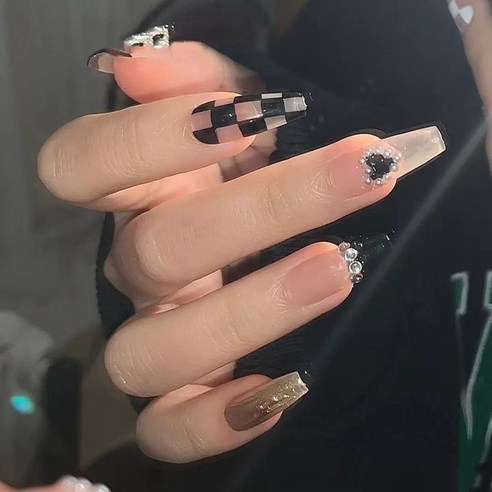 떨샵 간편하게 붙이는 네일팁 러블리 베스트, 2개, NAIL-N291