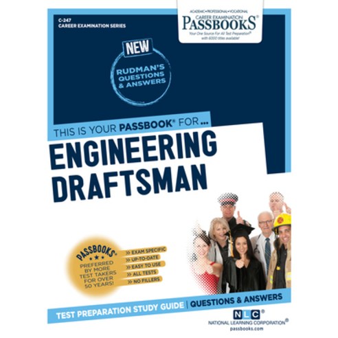 (영문도서) Engineering Draftsman 247 Paperback, Passbooks, English, 9781731802477