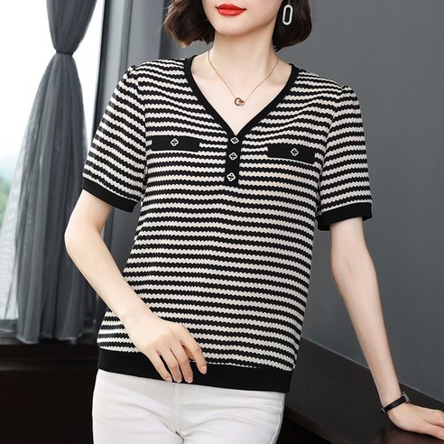 엄마들을 위한 세련되고 편안한 반팔 티셔츠