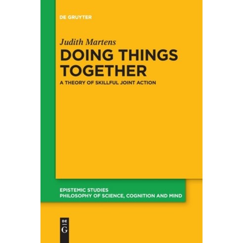 (영문도서) Doing Things Together Paperback, de Gruyter, English, 9783110996777