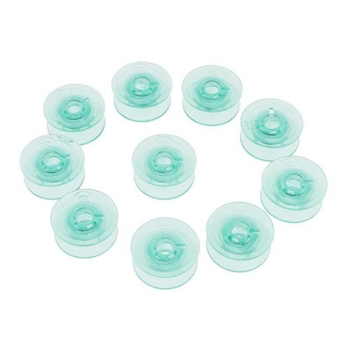 바이킹 가정용 10pcs 플라스틱 재봉 보빈, 녹색