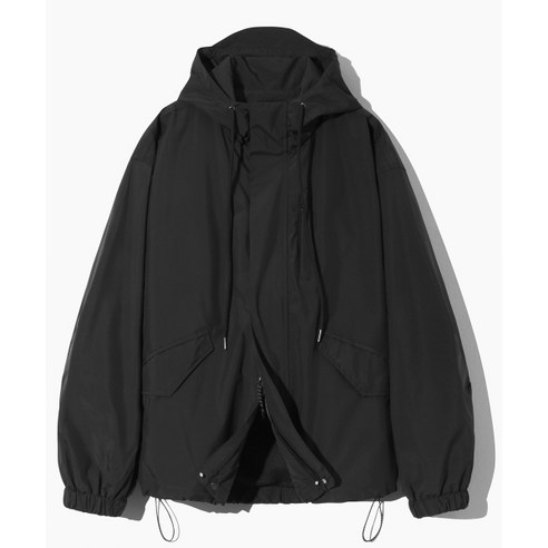 디미트리블랙 DIMITRI BLACK 2WAY 밀리터리 윈드브레이커 자켓 블랙
