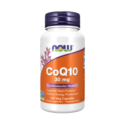 코큐텐 코엔자임큐텐 NOW 푸드 CoQ10 30mg 120mg, 60정, 1개