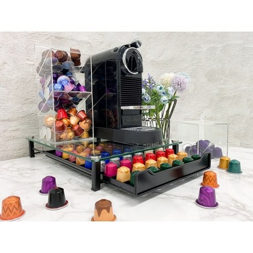 60구 대용량, 고급스러운 디자인, 편리한 서랍식 수납