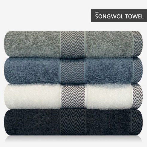송월타월 사선라인50 미니 바스타올 250g, 하늘, 10개