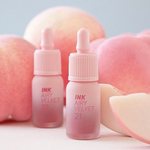 PERIPERA 물복딱복 컬렉션 잉크 더 에어리 벨벳 2EA, 021 물복피치, 024 딱복피치