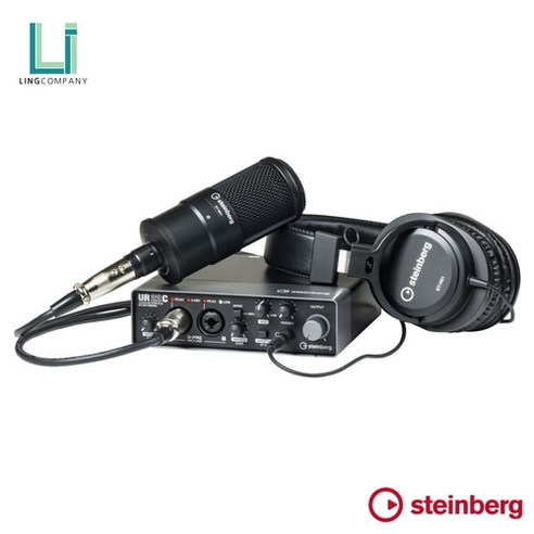 [스테인버그정품] Steinberg UR22C RD 레드 Recording Package /홈레코딩 키트, 1개