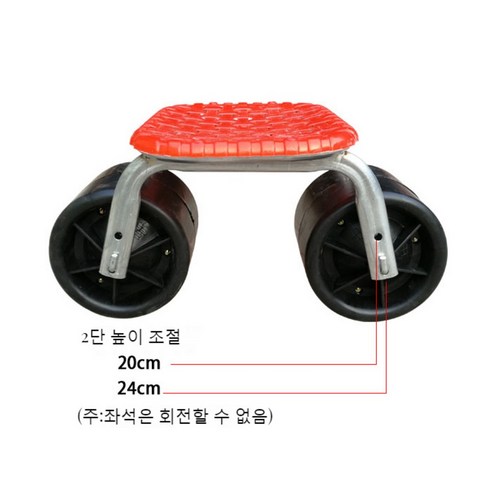 햇빛가림 우산꽂이형 농사의자 밭일의자 농사용의자 바퀴의자 삼륜의자 비닐하우스 작업의자 작업방석 고추따는의자 간이 이륜개, 접이식등받이+우산걸이(우산x)개, 접이식등받이+우산걸이(우산x)개