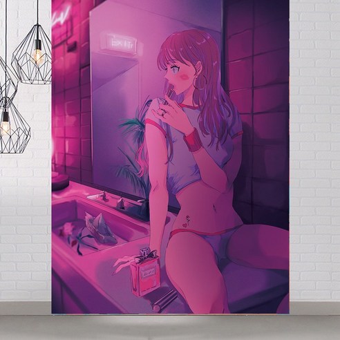 패브릭포스터 숙소 침실 인테리어 소품 INS 큐티 침실 장식 그림, 색상 10