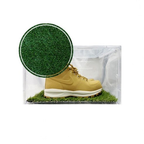 인조 잔디매트 슈케이스: 디스플레이용 잔디 신발